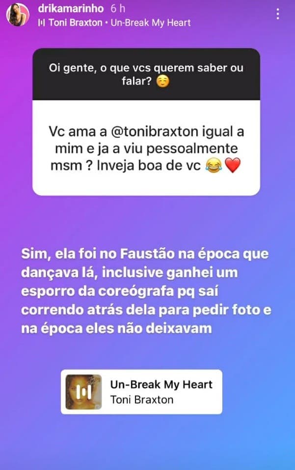 Ex-bailarina do Faustão