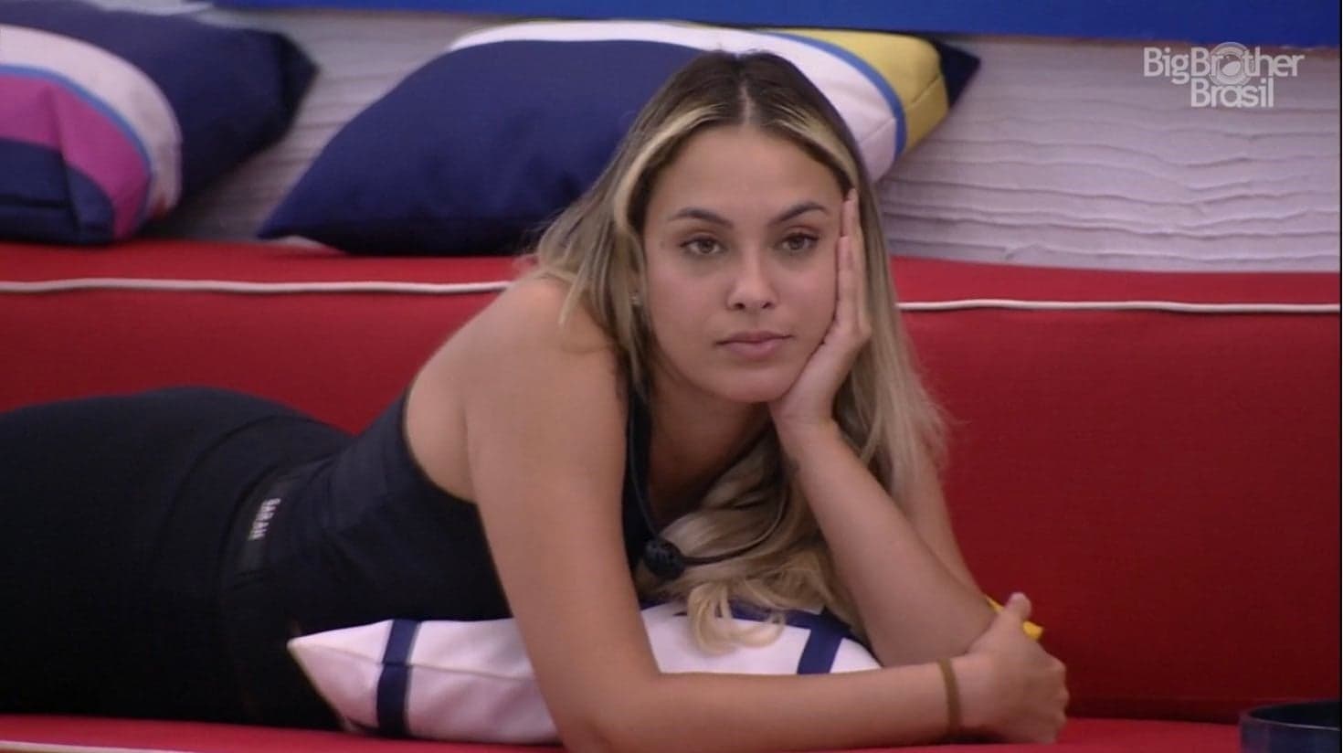 Sarah no BBB21 (Foto: Reprodução) Sarah no BBB21 (Foto: Reprodução)