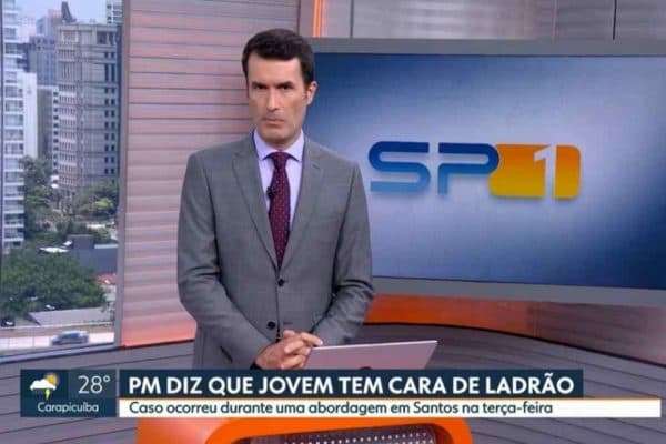 Fábio Turci durante o SP1, da Globo (Foto: Divulgação)