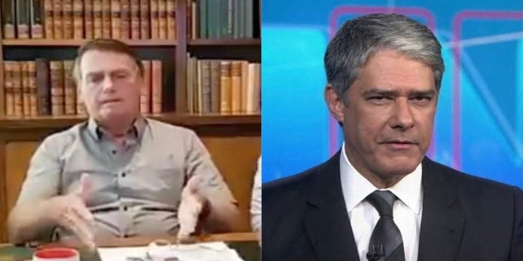 Ao vivo, Jair Bolsonaro vai para cima de Bonner e xinga âncora do JN após expor esquema da Globo: “Ganha o dobro”