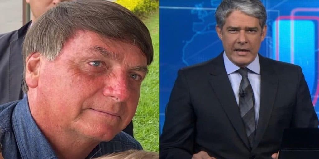 Fala de Bolsonaro sobre a imprensa é destaque no Jornal Nacional