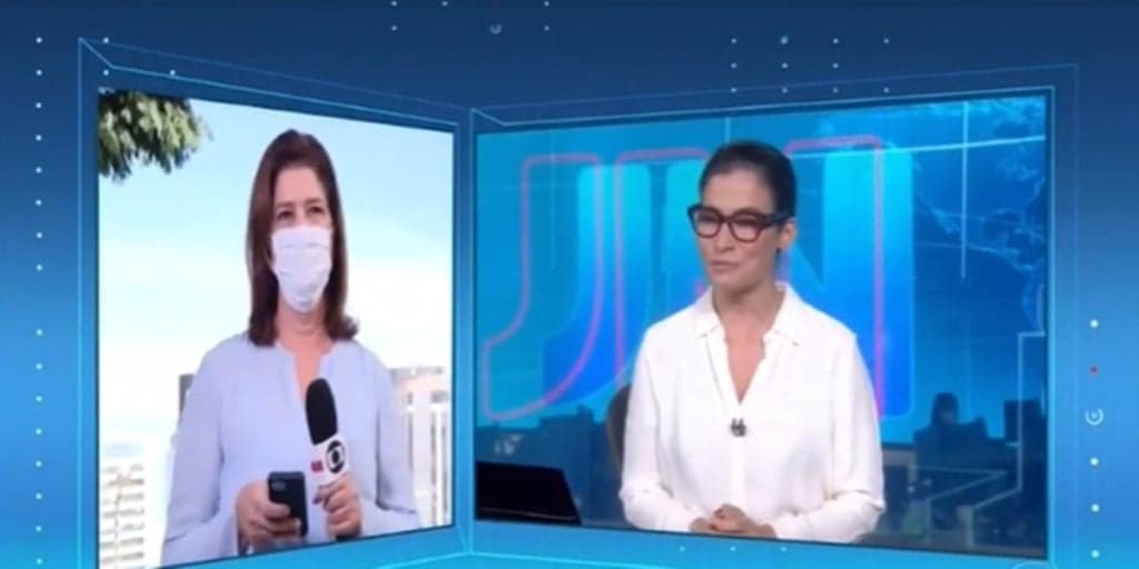 Repórter arma confusão com Renata Vasconcellos ao vivo no JN e deixa apresentadora sem graça: “Constrangimento”