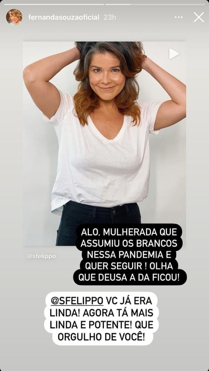 Fernanda Souza declara amor para a amiga e fala sobre importância de se aceitar (Reprodução)