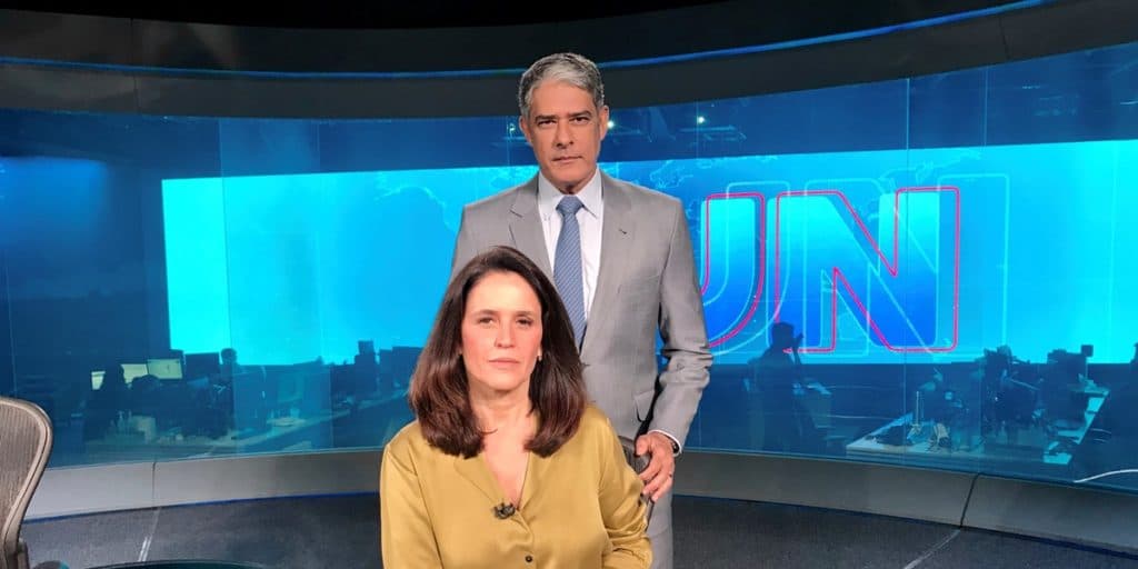Com Renata fora, William Bonner é obrigado a ir ao ar antes da hora e JN é derrubado na Globo: Audiências 9/12