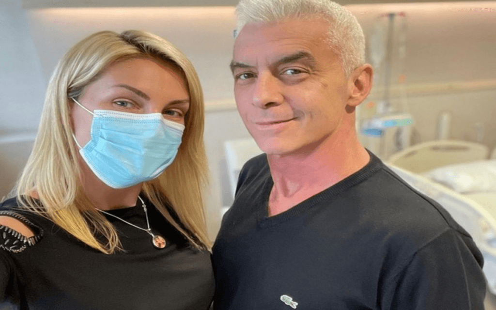 Ana Hickmann tranquiliza fãs divulgando foto com marido