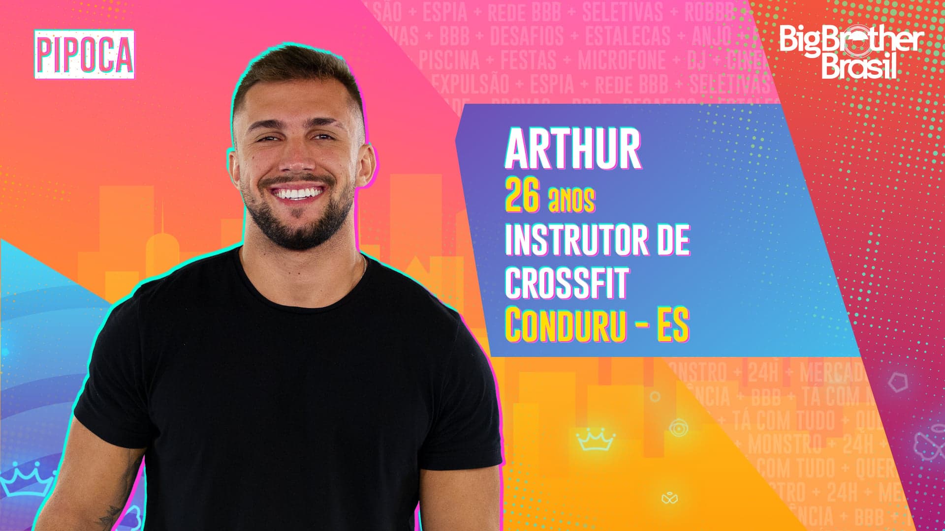 Arthur é participante do "BBB21" (Foto: Divulgação/TV Globo)