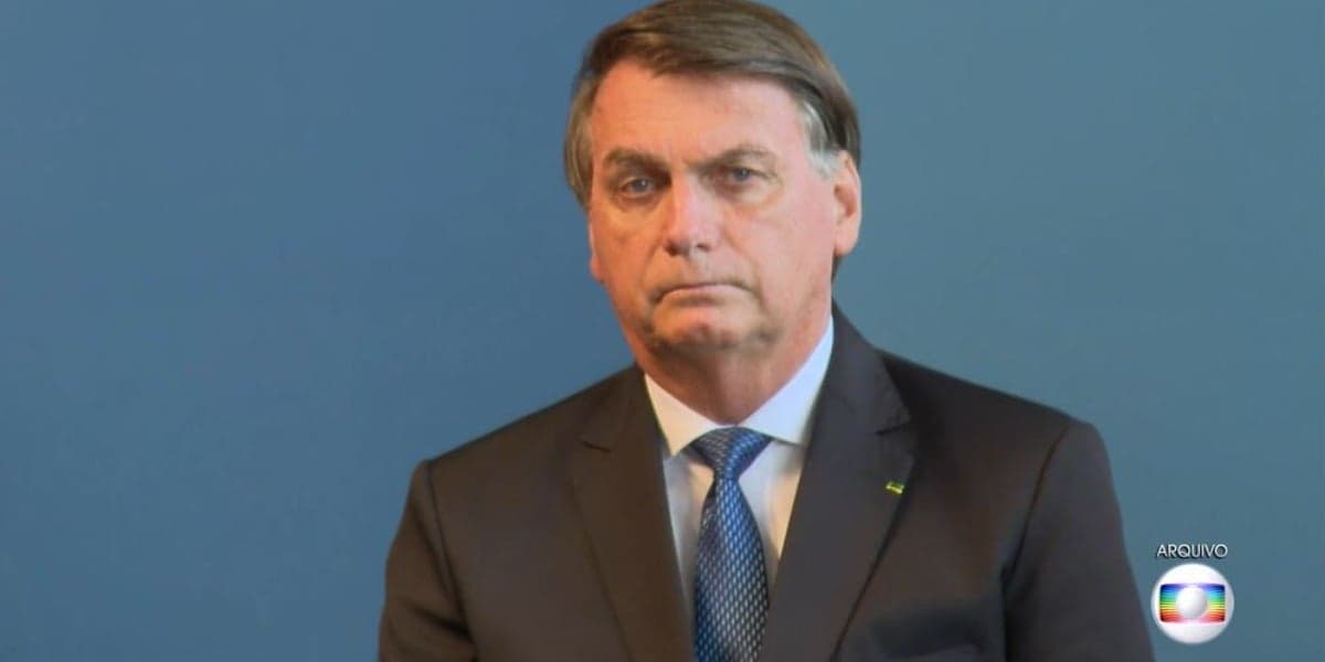 Bolsonaro voltou a confrontar a Globo (Foto: Reprodução/TV Globo)