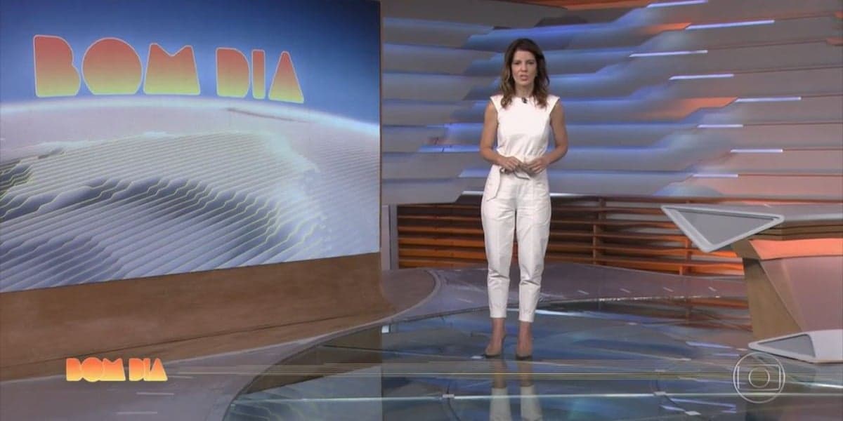 Mariana Gross apresentou o "Bom Dia Brasil" nesta sexta-feira (Foto: Reprodução/TV Globo) Mariana Gross apresentou o "Bom Dia Brasil" nesta sexta-feira (Foto: Reprodução/TV Globo)