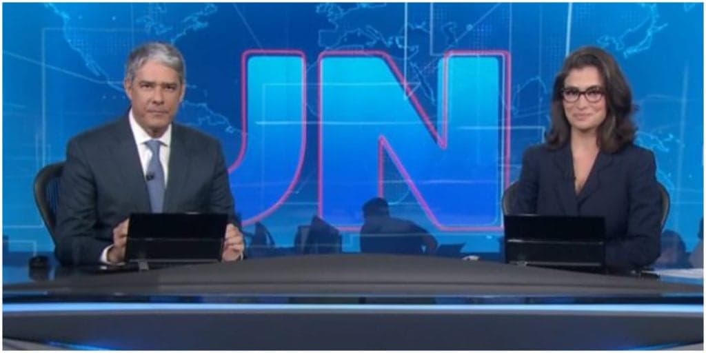 William Bonner e Renata Vasconcellos retornam a bancada do JN após férias