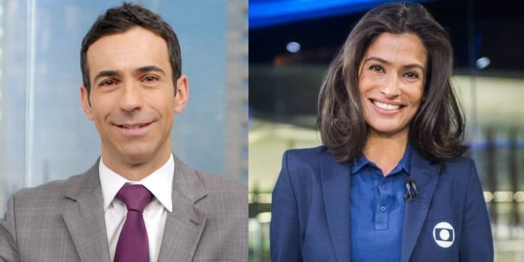 Cesar Tralli menospreza imagem de Renata Vasconcellos, 'baba' em outros jornalistas e decreta: "Ela não"