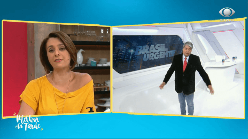 Catia Fonseca deixa programa às pressas, ignora Datena e urgência é chamada