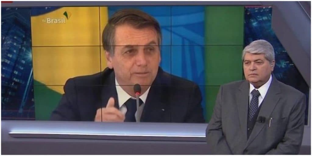 Datena parte pra cima de Bolsonaro e presidente invade programa ao vivo: "Não vou dar palanque"