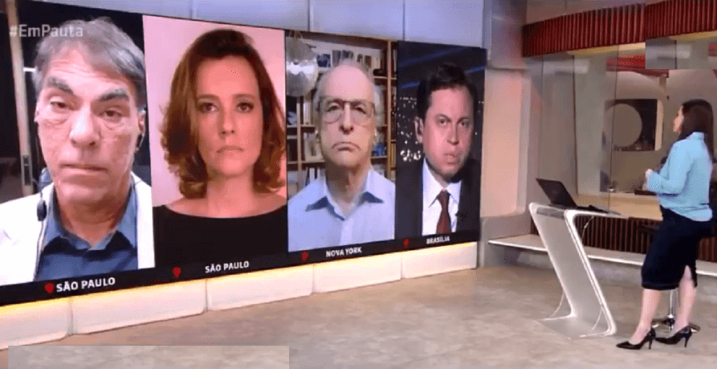 Jornalistas da GloboNews discutem sobre isolamento nas festas de ano novo