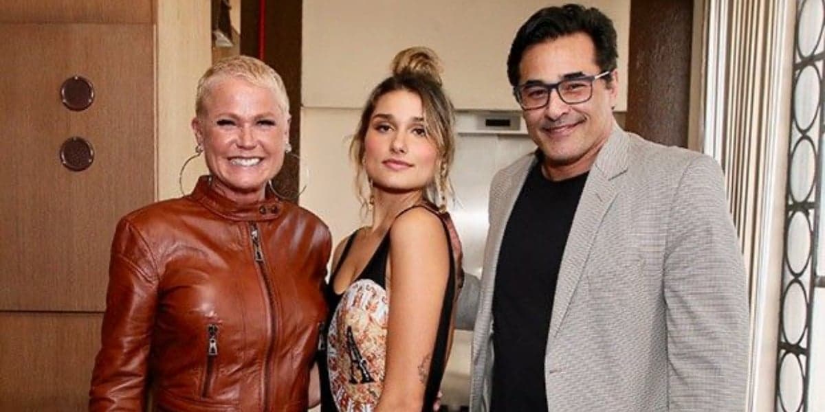 Xuxa, Sasha e Luciano (Reprodução)