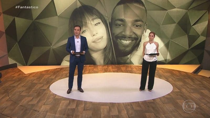 Fantástico resolve baixar a guarda, vira programa de fofocas e escândalo explode com Poliana e Tadeu no palco