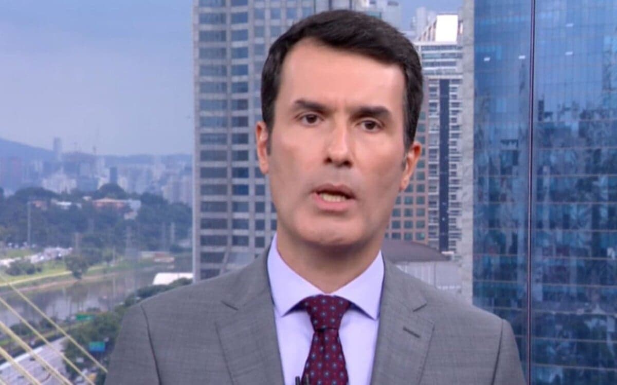 Fábio Turci durante o SP1, da Globo (Foto: Divulgação)