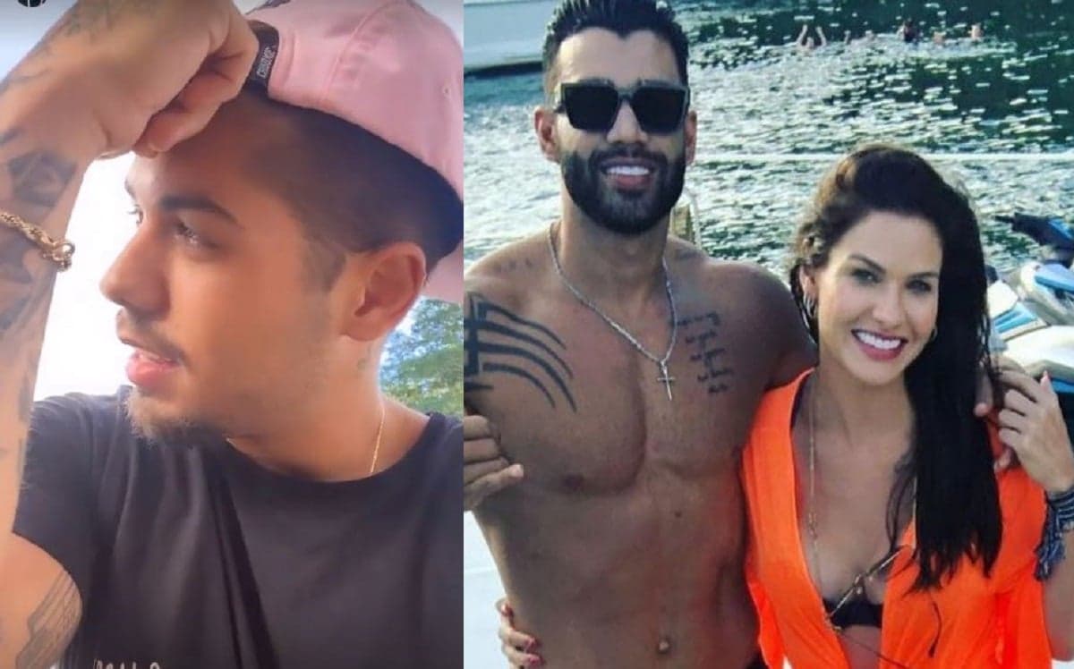 Zé Felipe disse que ficou sabendo da volta de Gusttavo Lima e Andressa Suita (Foto: Reprodução) Zé Felipe disse que ficou sabendo da volta de Gusttavo Lima e Andressa Suita (Foto: Reprodução)