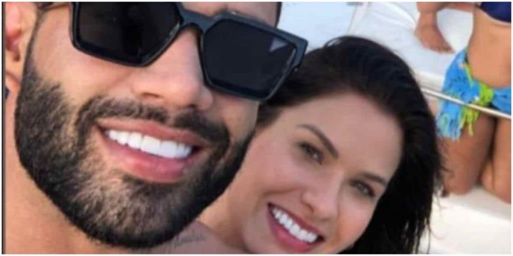 Andressa Suita mostra registro raro com Gusttavo Lima e filhos