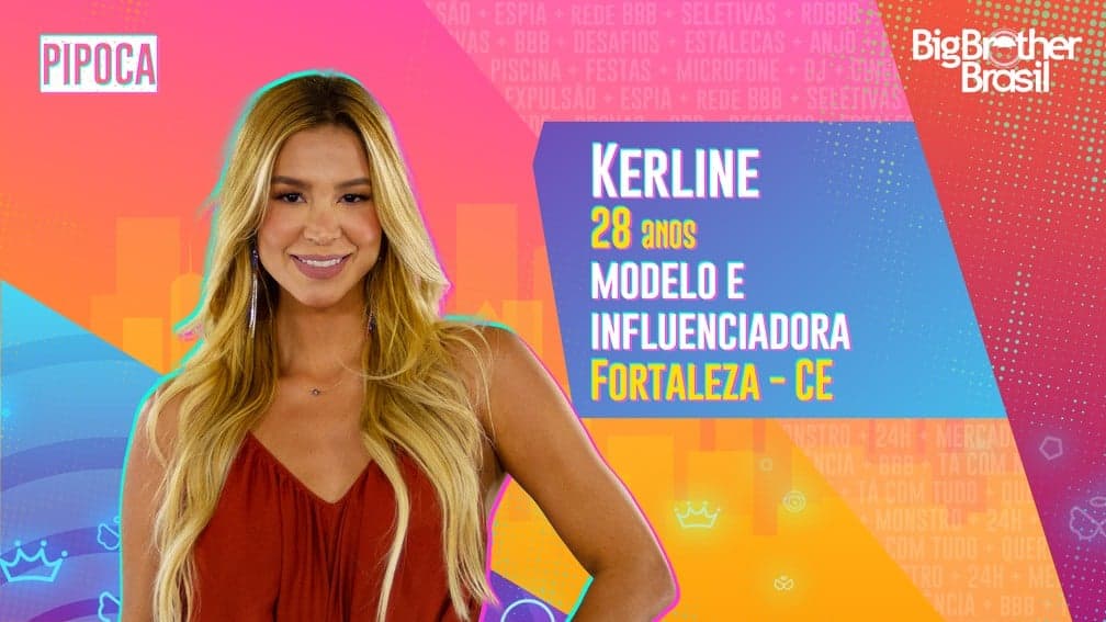 Kerline foi confirmada na Pipoca (Foto: Divulgação/TV Globo)