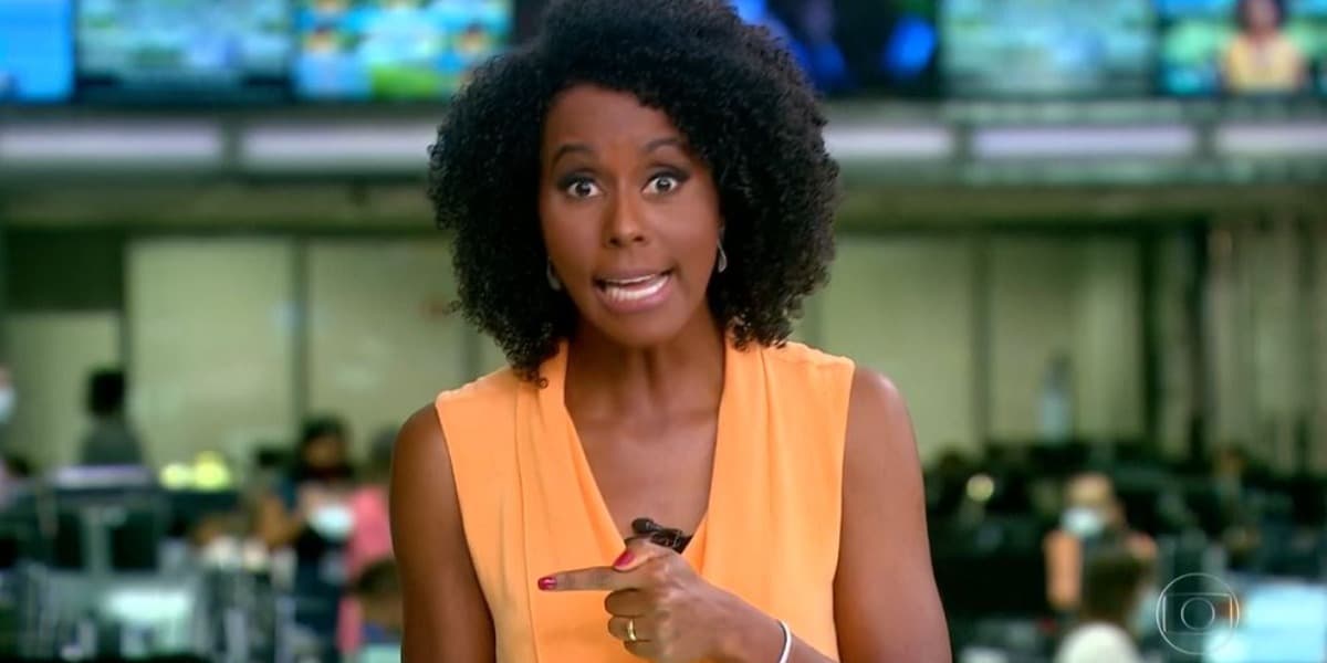 Maju arrebentou com a audiência do "Jornal Hoje" (Foto: Reprodução/TV Globo)