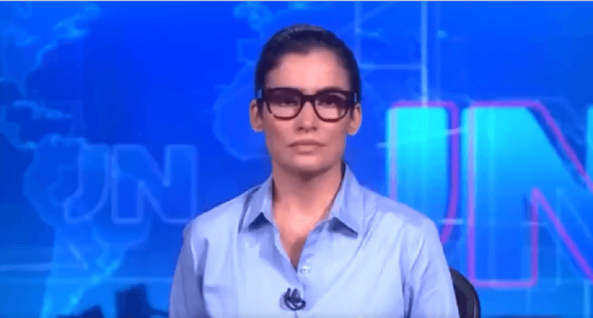 Renata Vasconcellos na Globo (Foto: Reprodução)