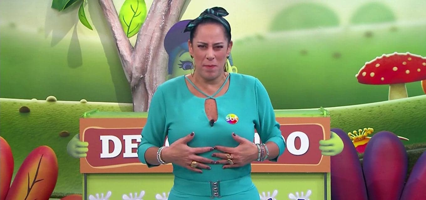 Silvia Abravanel apresentando o Bom Dia & Cia