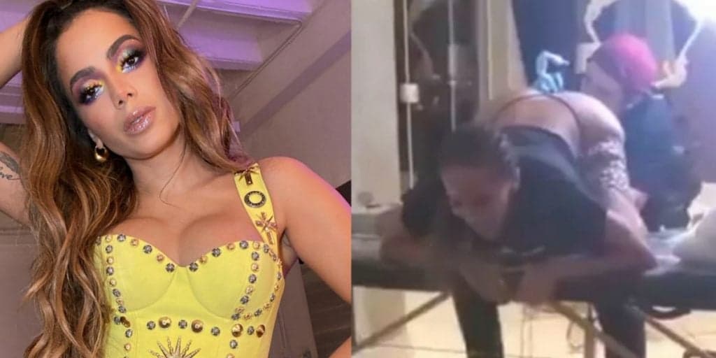 Após críticas, Anitta justifica ter compartilhado vídeo tatuando o ânus: "Tinha que retocar"