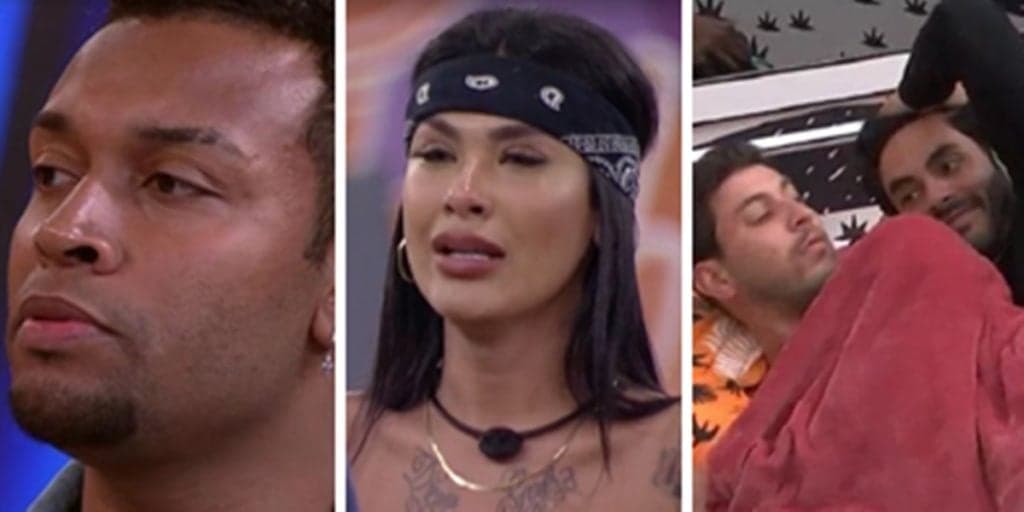 BBB21 tem choro após saída de Nego Di, nova discussão entre Gil e Pocah e Rodolffo agarrado com Caio na cama