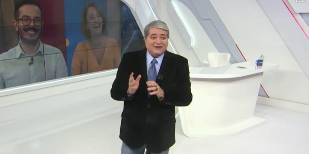 Datena se descontrola ao vivo, não gosta do que ouve de Catia Fonseca e explode: "Quem apanha não esquece"