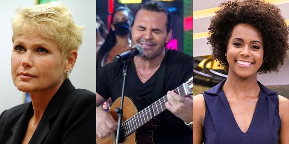 Xuxa, Eduardo Costa e Maju Coutinho (Foto: Reprodução) Xuxa, Eduardo Costa e Maju Coutinho (Foto: Reprodução)