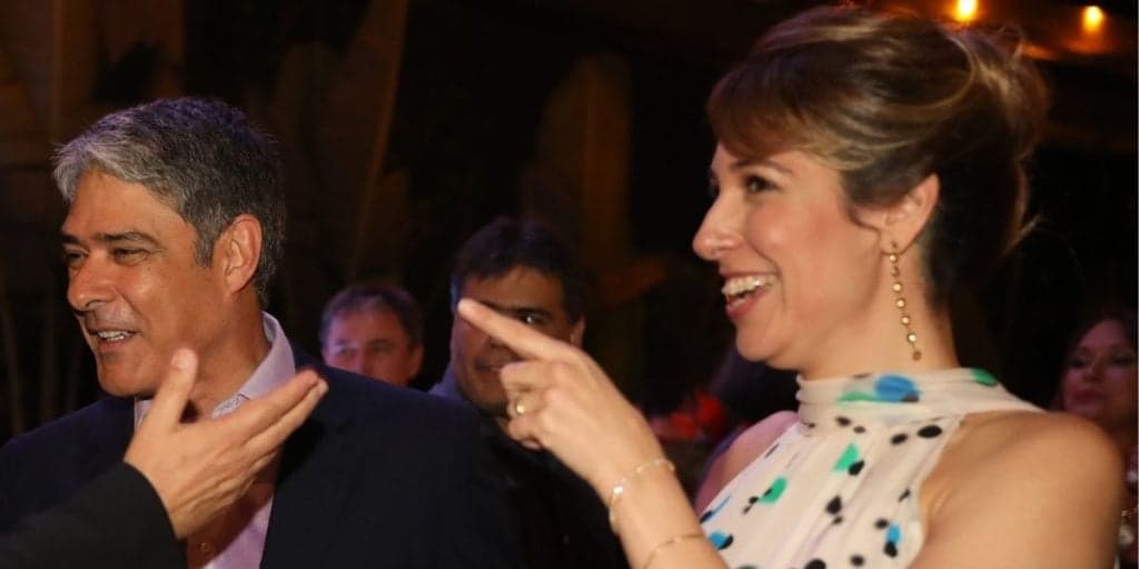 Esposa de William Bonner, após ter separação noticiada e gritaria em carro, desaba: "Sempre fica um pouco"