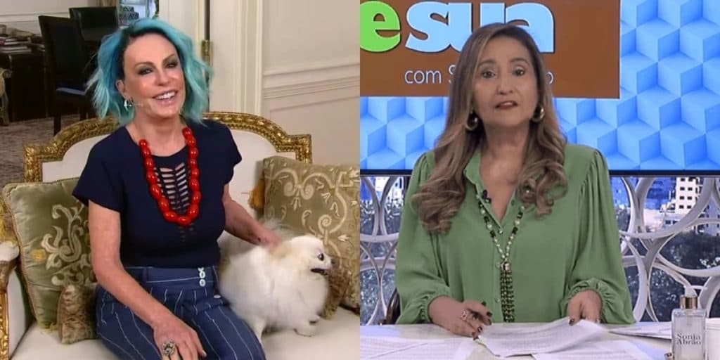 Sonia Abrão bate na mesa, ao vivo, chora e Ana Maria abre programa na Globo com indireta: "Não me abandona não"