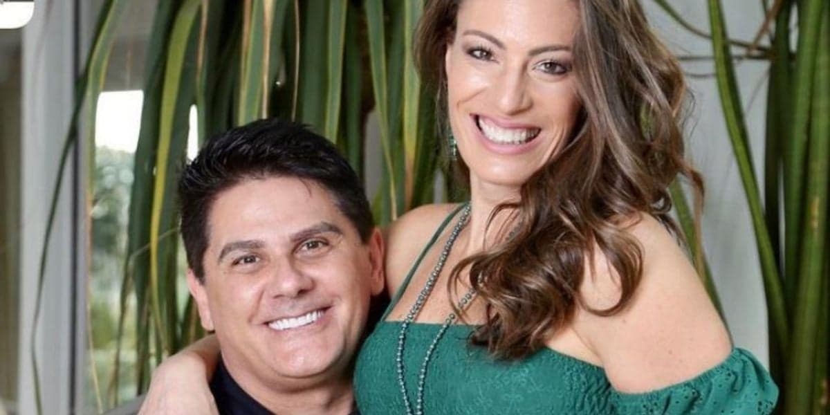 César Filho e a esposa, Elaine Mickely (Foto: Reprodução)