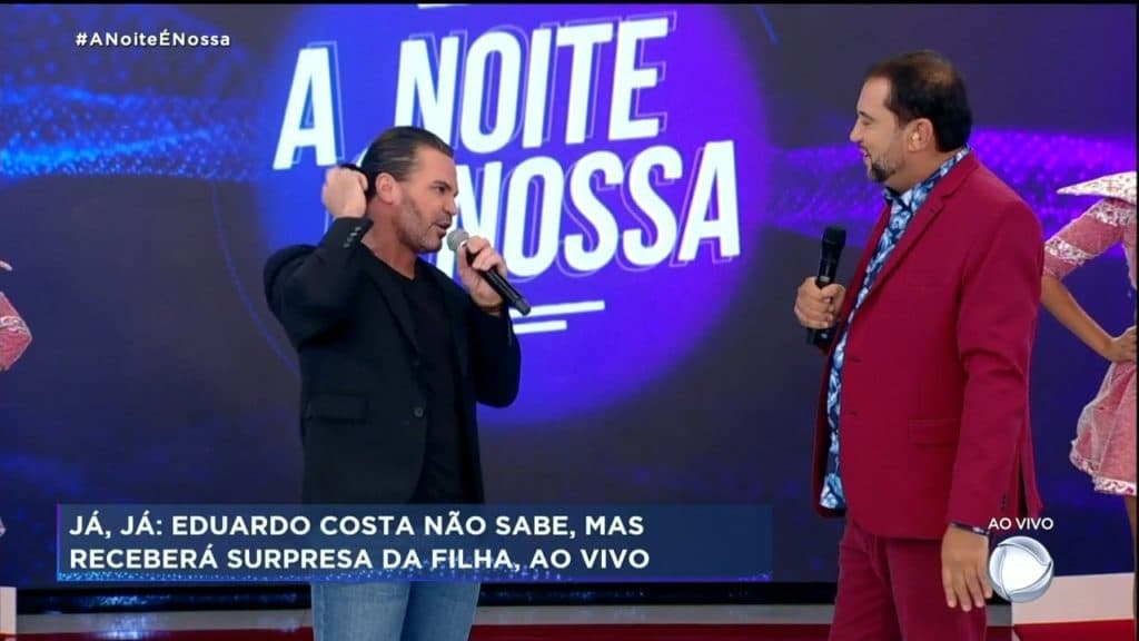 Eduardo Costa surge deformado no Faustão, é colocado ao vivo na Record e resultado é chocante: "Assustador"
