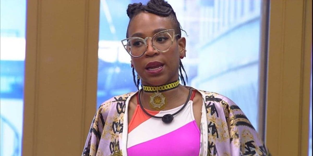 Karol Conká esculachou com Nego Di após eliminação do humorista (Foto: Reprodução)