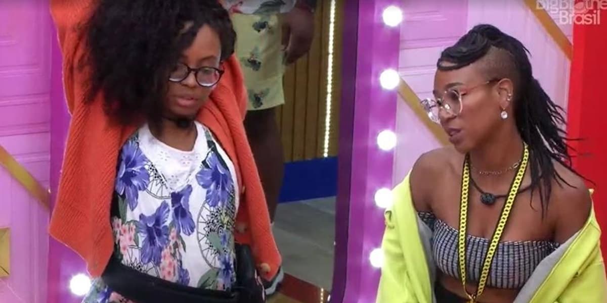 Lumena e Karol Conká no BBB21 (Foto: Reprodução) Lumena e Karol Conká no BBB21 (Foto: Reprodução)