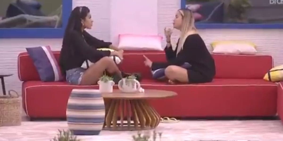 Pocah e Sarah no BBB21 (Foto: Reprodução) Pocah e Sarah no BBB21 (Foto: Reprodução)