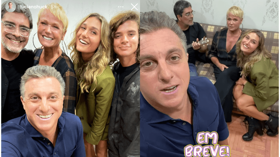 Xuxa, Sasha Meneghel, Luciano Huck
