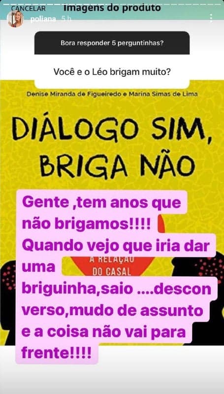 Esposa de Leonardo falou de brigar com o cantor 