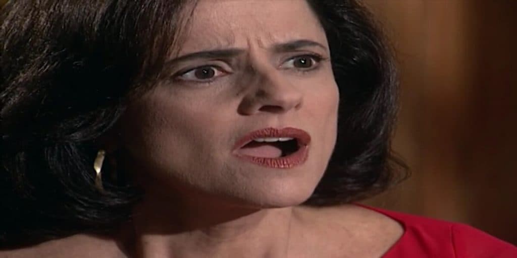 Laços de Família - Alma entra em paranoia, pressiona Rita e amarga o sabor da verdade: "Grávida do seu Danilo"