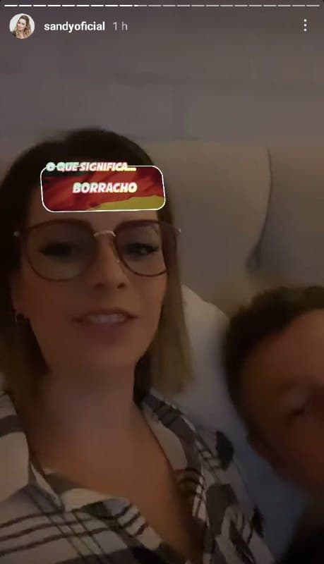 Sandy resolveu brincar no Instagram com o marido, Lucas Lima (Foto: Reprodução)