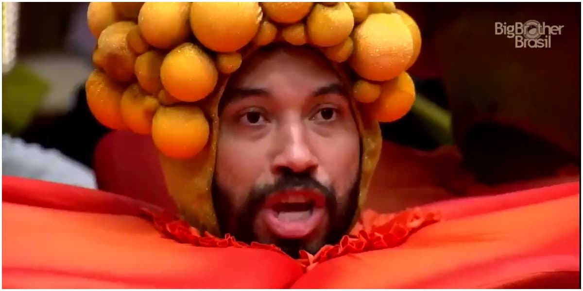 Gilberto "surtou" na casa do BBB21 - Foto: Reprodução
