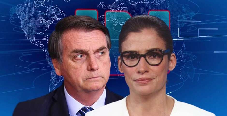 Bolsonaro defende Renata Vasconcellos e incendia guerra de âncora com William Bonner nos bastidores do JN
