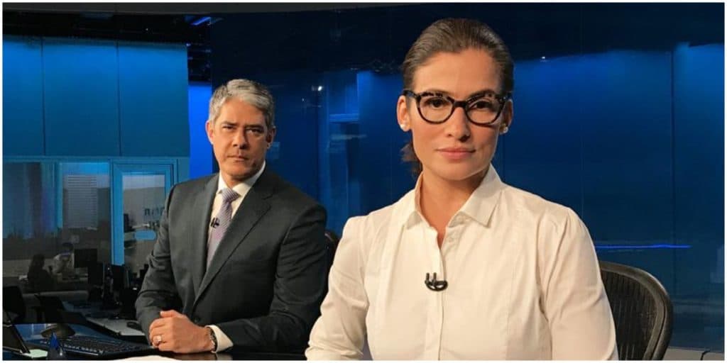 Bonner e Renata entram em férias do JN