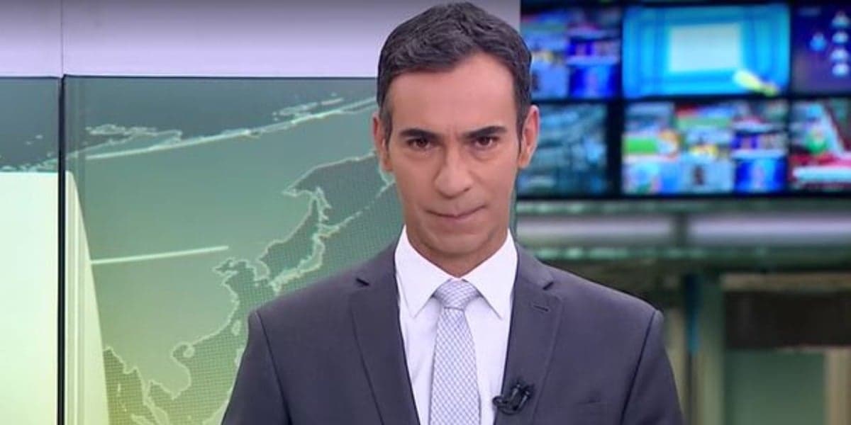 Cesar Tralli no "Jornal Hoje" (Foto: Reprodução/TV Globo)