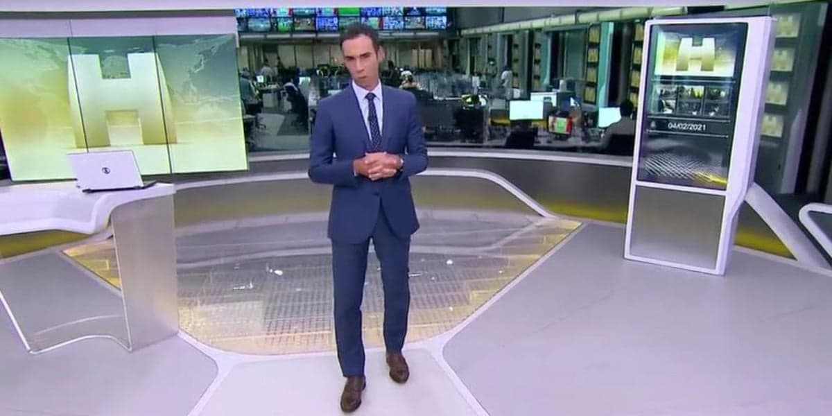 Cesar Tralli no "Jornal Hoje" (Foto: Reprodução/TV Globo) Cesar Tralli no "Jornal Hoje" (Foto: Reprodução/TV Globo)