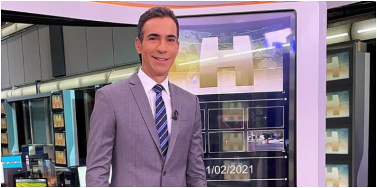 César Tralli assumiu o Jornal Hoje e está tendo problemas com a audiência (Foto: Reprodução)