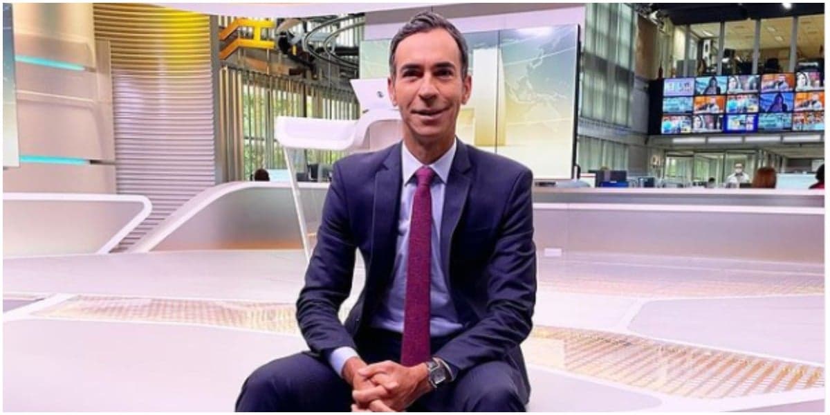 César Tralli usou as redes sociais