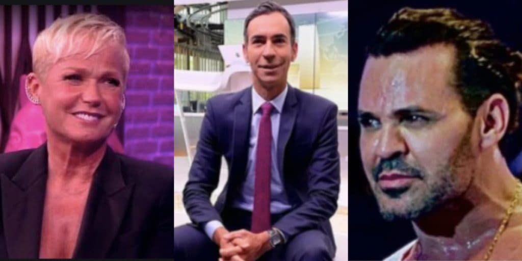 Xuxa tem separação confirmada, César Tralli agradece em texto, após saída da Globo e Eduardo Costa surge deformado na TV