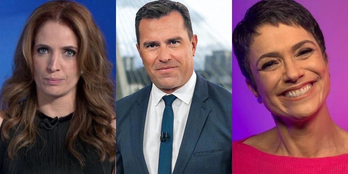 Poliana Abritta, Bocardi e Sandra Annenberg (Reprodução)